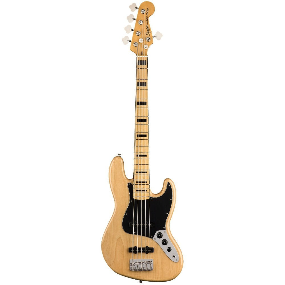 Đàn Guitar Bass 5 Dây Squier Classic Vibe 70s Jazz Bass V, Maple Fingerboard, Natural