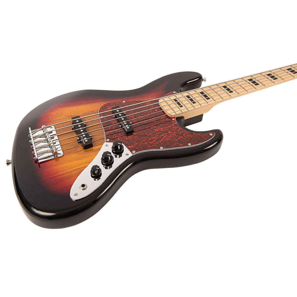 Đàn Guitar Bass 5 Dây Vintage V495 Coaster Series, 3 Tone Sunburst