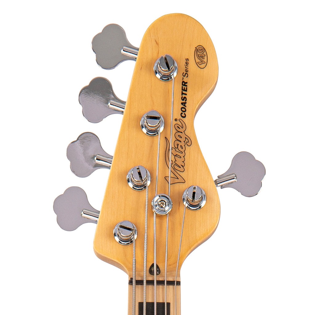 Đàn Guitar Bass 5 Dây Vintage V495 Coaster Series, 3 Tone Sunburst