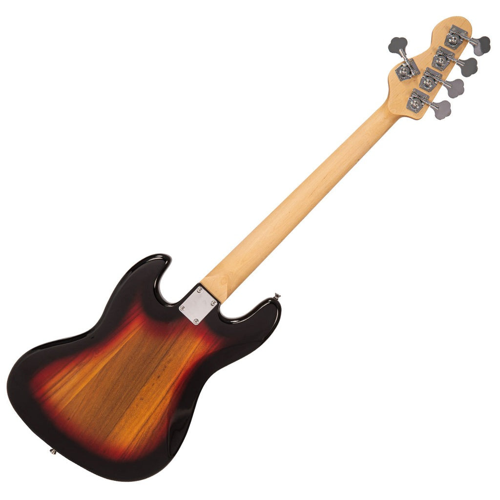Đàn Guitar Bass 5 Dây Vintage V495 Coaster Series, 3 Tone Sunburst
