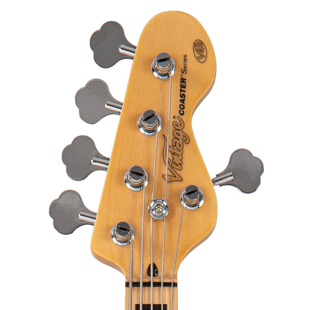 Đàn Guitar Bass 5 Dây Vintage V495 Coaster Series, Boulevard Black