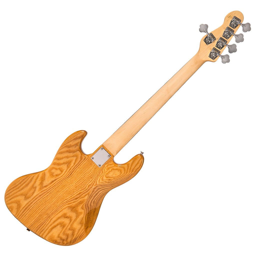 Đàn Guitar Bass 5 Dây Vintage VJ75 ReIssued Maple Fingerboard, Natural Ash