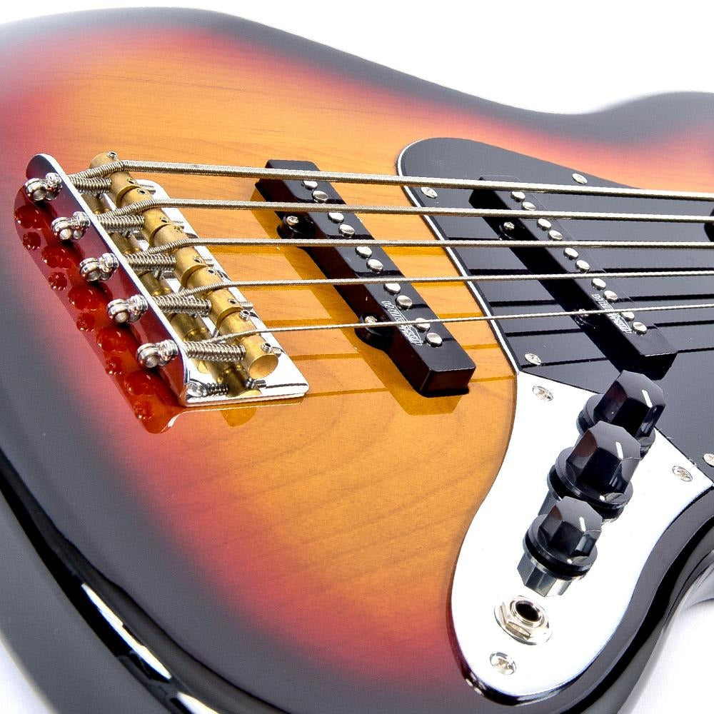 Đàn Guitar Bass 5 Dây Vintage VJ75 ReIssued Maple Fingerboard, Sunburst