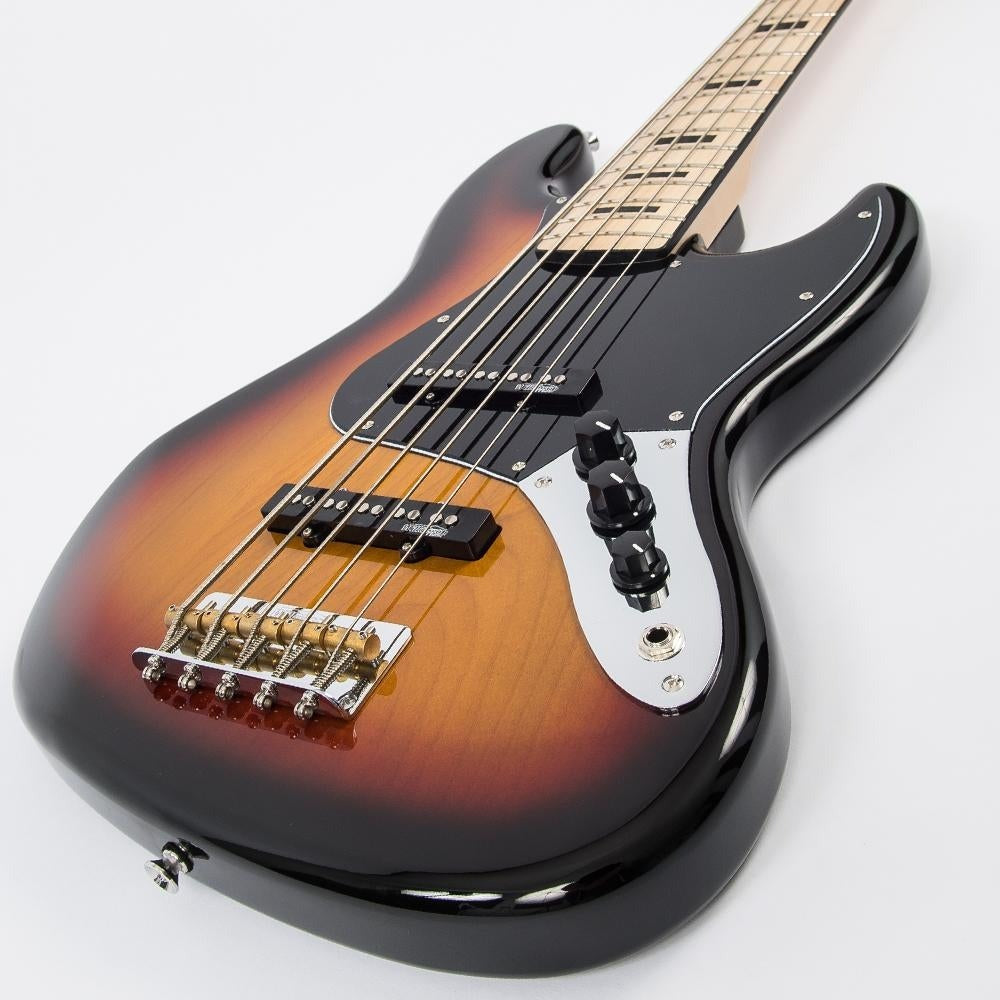Đàn Guitar Bass 5 Dây Vintage VJ75 ReIssued Maple Fingerboard, Sunburst