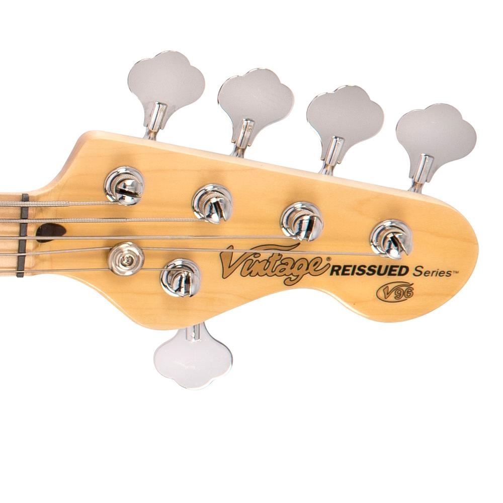 Đàn Guitar Bass 5  Vintage V96 Reissued Active Bass, Flamed Tobacco Sunburst