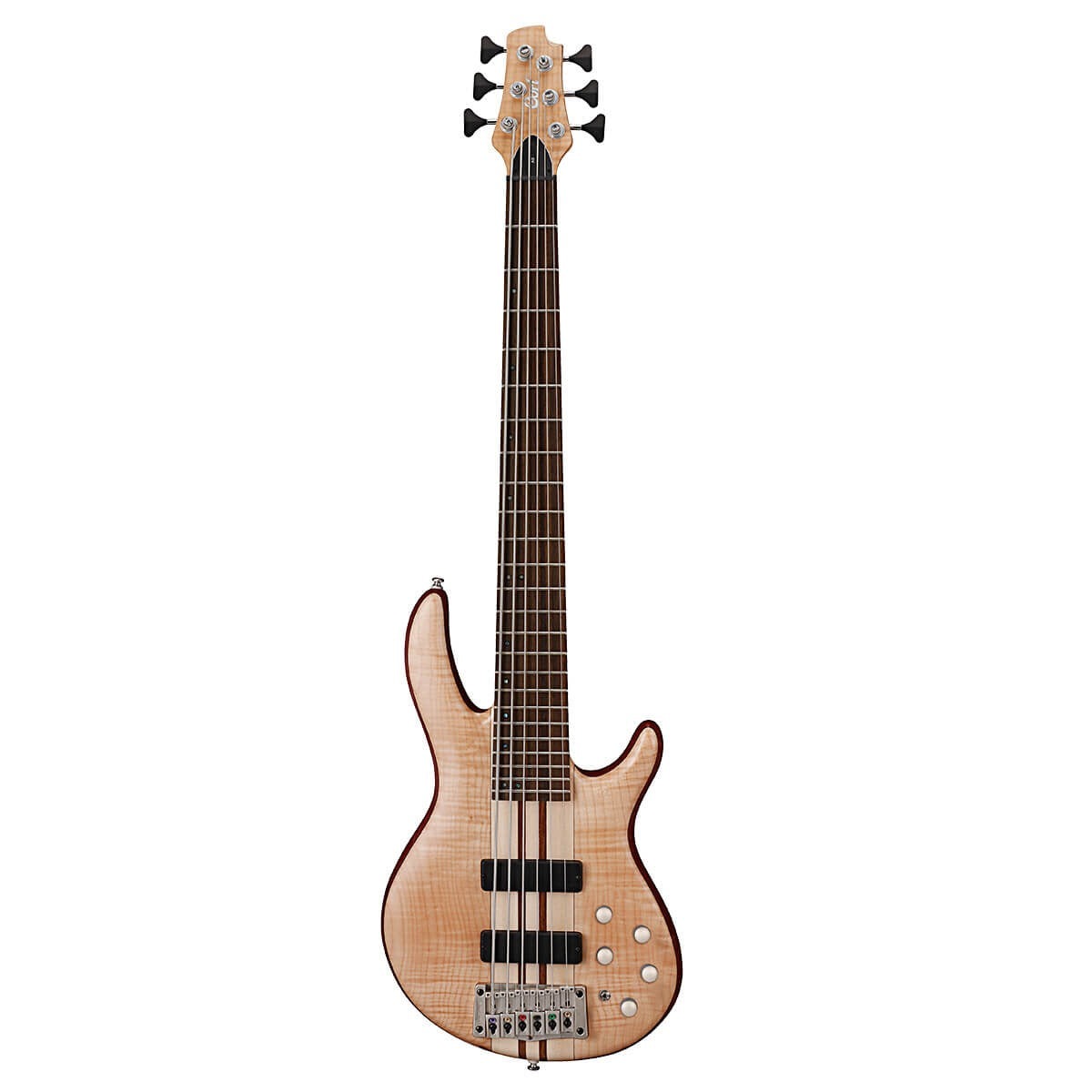 Đàn Guitar Bass 6 Dây Cort A6 Plus FMMH, Open Pore Natural