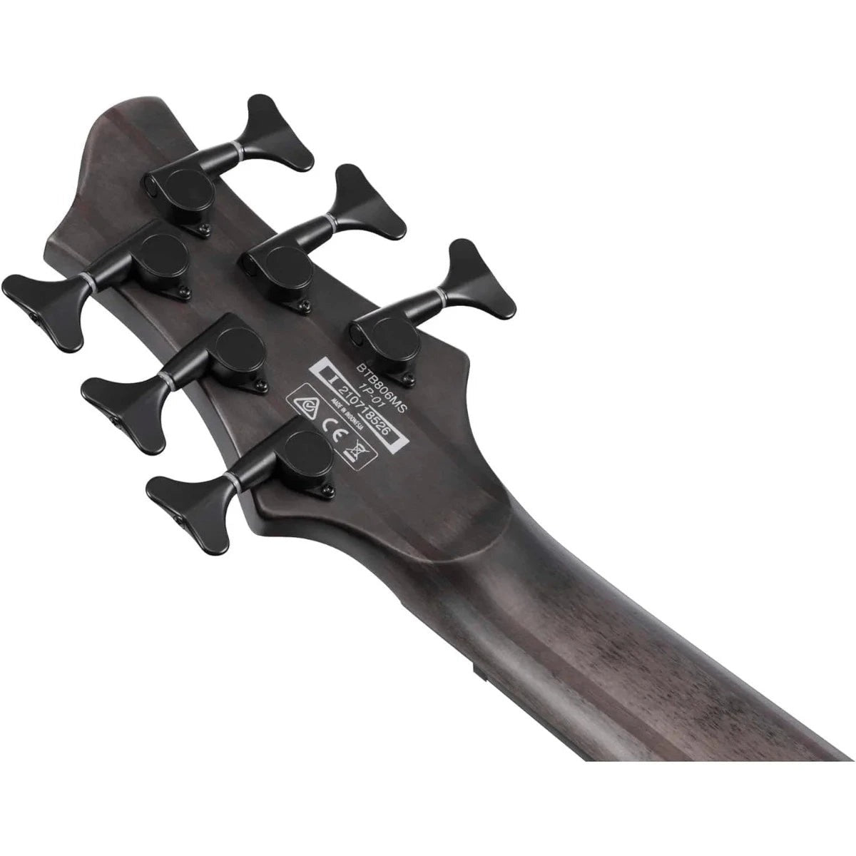 Đàn Guitar Bass 6 Dây Ibanez BTB806MS, Transparent Gray Flat