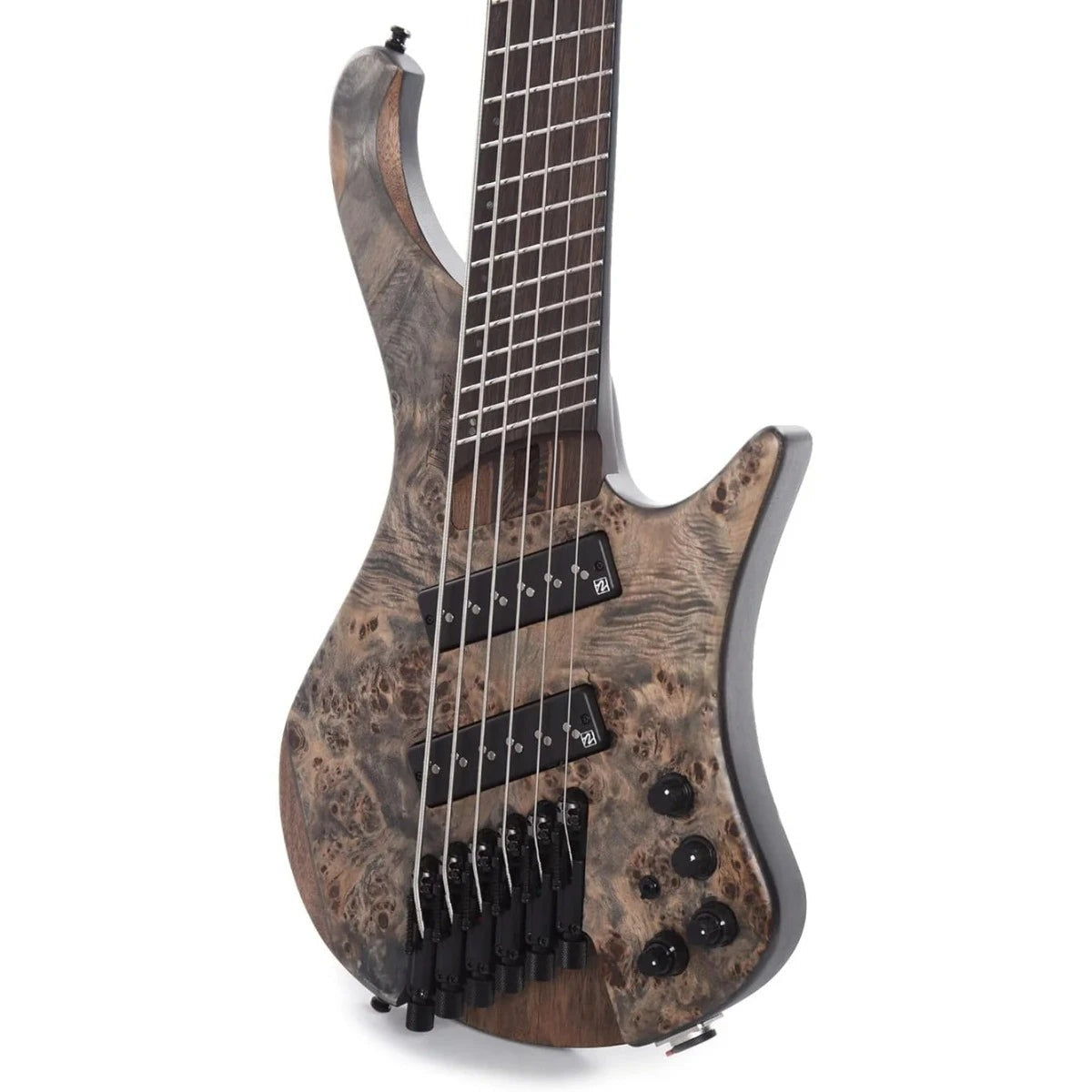 Đàn Guitar Bass 6 Dây Ibanez EHB1506MS, Black Ice Flat