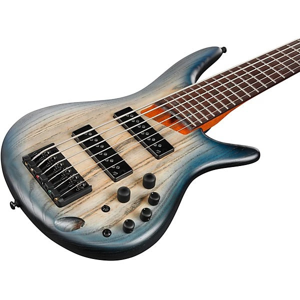 Đàn Guitar Bass 6 Dây Ibanez SR606E, Cosmic Blue Starburst Flat
