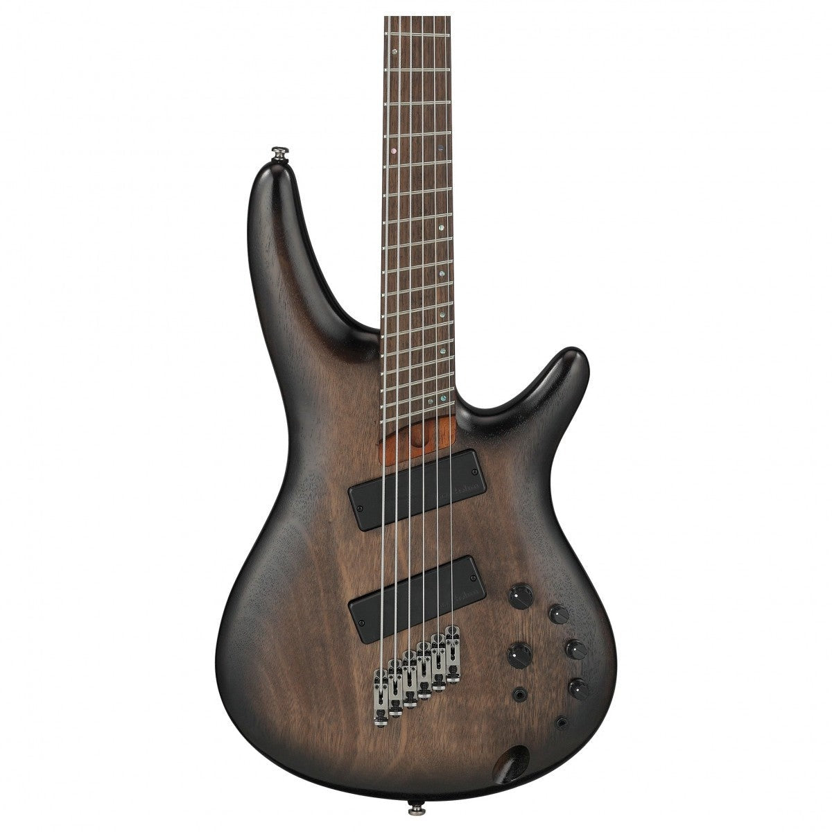 Đàn Guitar Bass 6 Dây Ibanez SRC6MS, Black Stained Burst Low Gloss