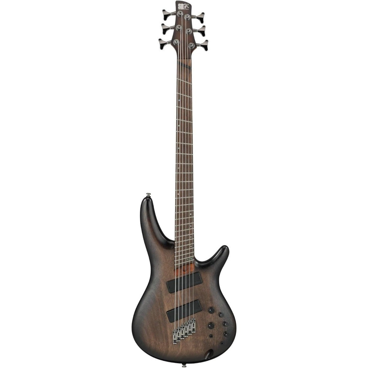 Đàn Guitar Bass 6 Dây Ibanez SRC6MS, Black Stained Burst Low Gloss