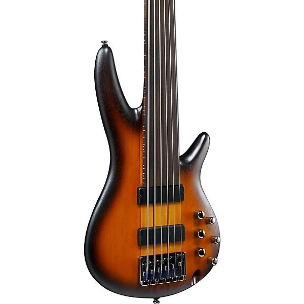 Đàn Guitar Bass 6 Dây Ibanez SRF706, Brown Burst Flat