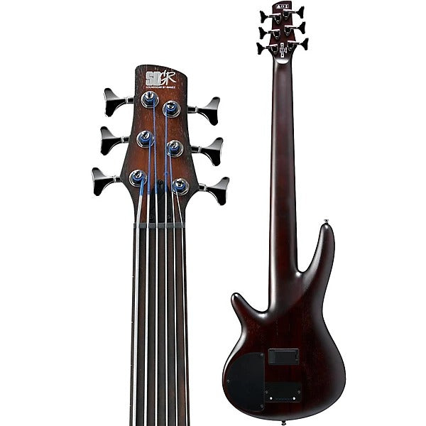 Đàn Guitar Bass 6 Dây Ibanez SRF706, Brown Burst Flat