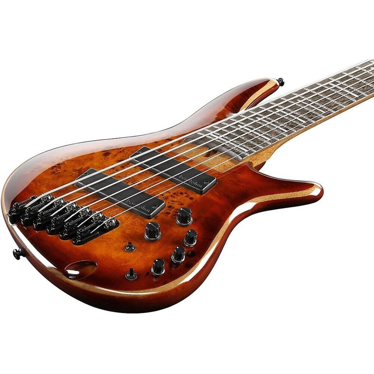 Đàn Guitar Bass 6 Dây Ibanez SRMS806, Brown Topaz Burst