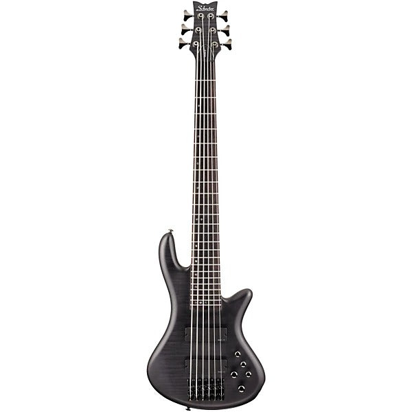 Đàn Guitar Bass 6 Dây Schecter Stiletto Studio 6, See Thru Black
