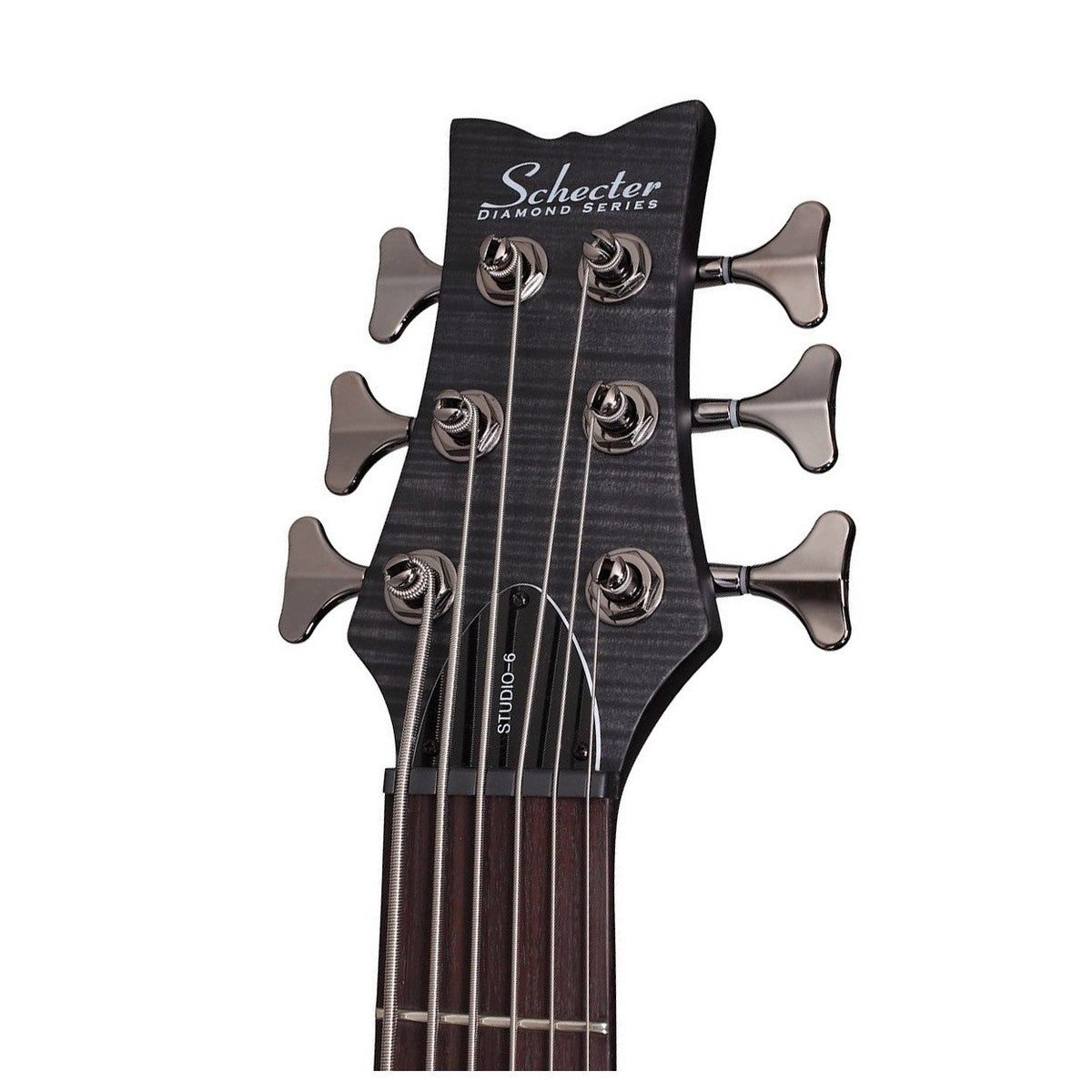 Đàn Guitar Bass 6 Dây Schecter Stiletto Studio 6, See Thru Black