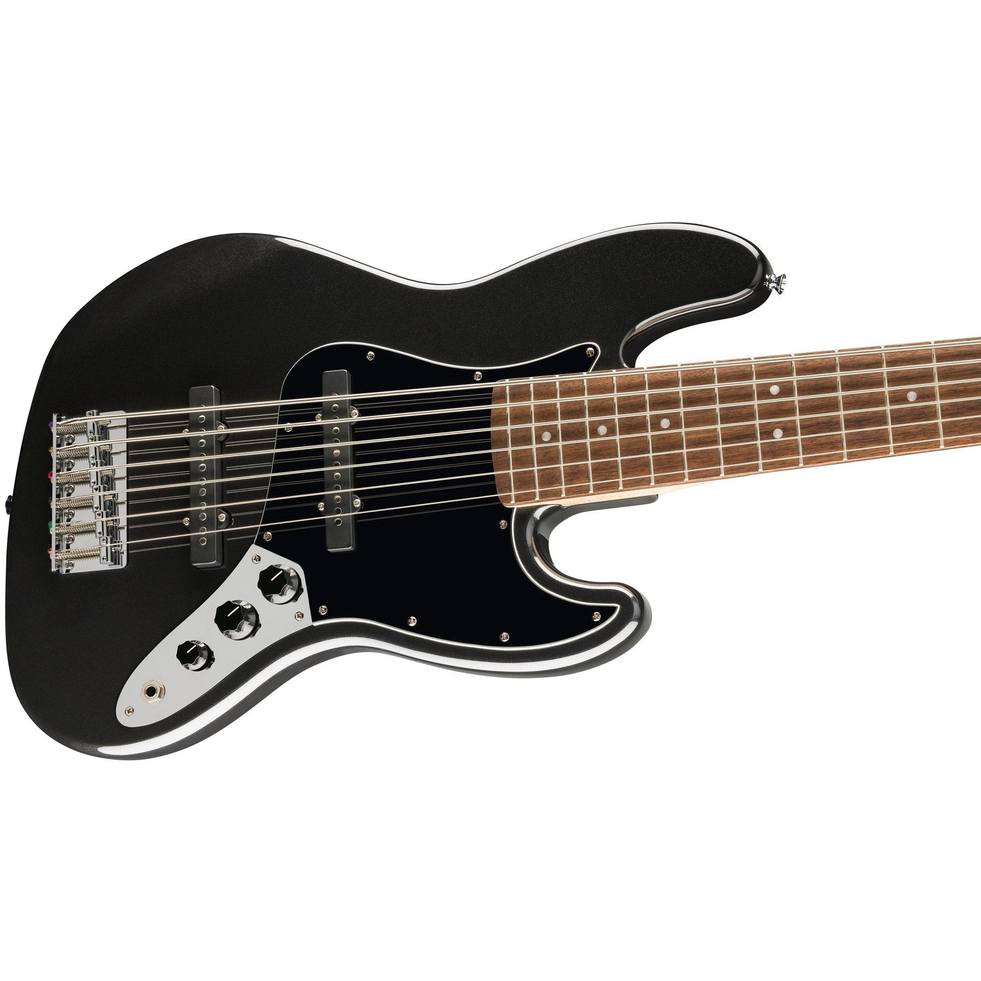 Đàn Guitar Bass 6 Dây Squier Affinity Jazz Bass VI, Indian Laurel Fingerboard, Black Metallic