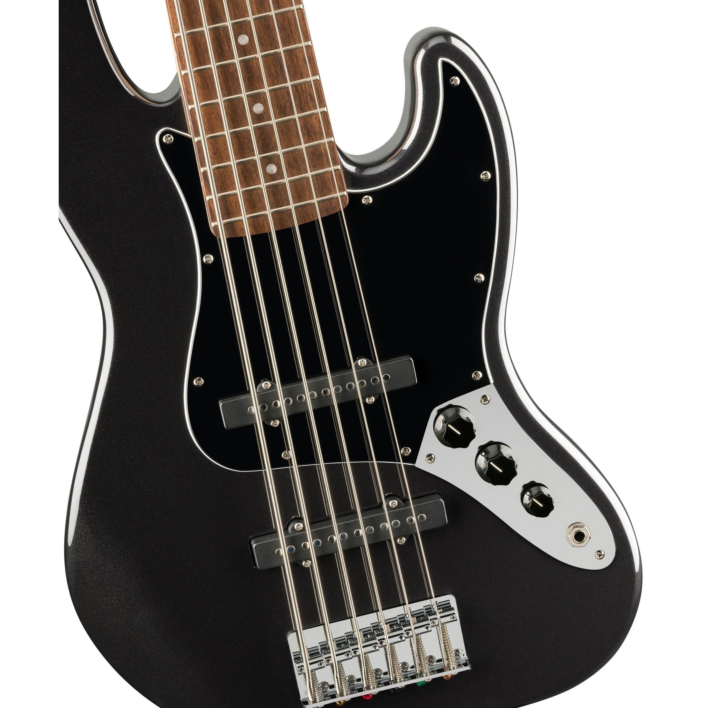 Đàn Guitar Bass 6 Dây Squier Affinity Jazz Bass VI, Indian Laurel Fingerboard, Black Metallic