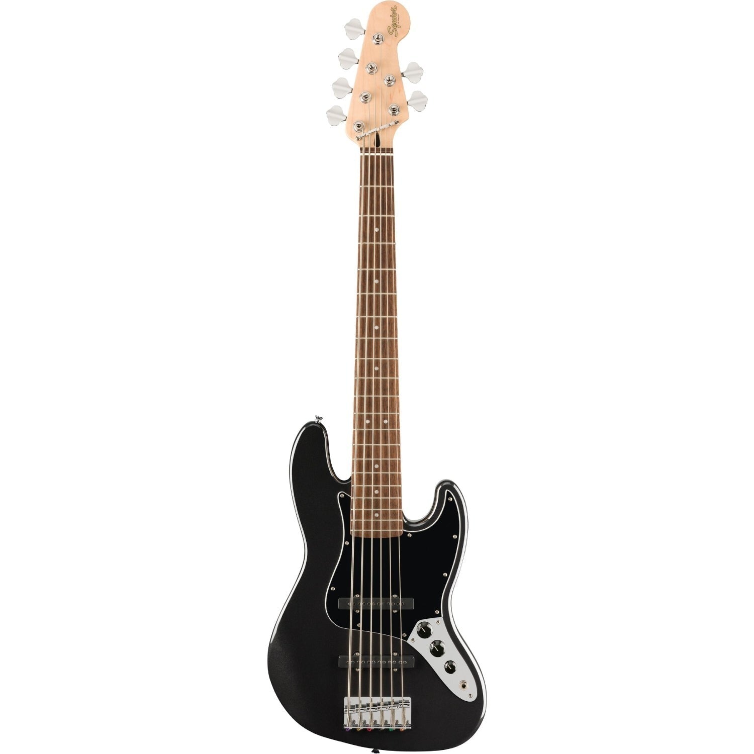 Đàn Guitar Bass 6 Dây Squier Affinity Jazz Bass VI, Indian Laurel Fingerboard, Black Metallic