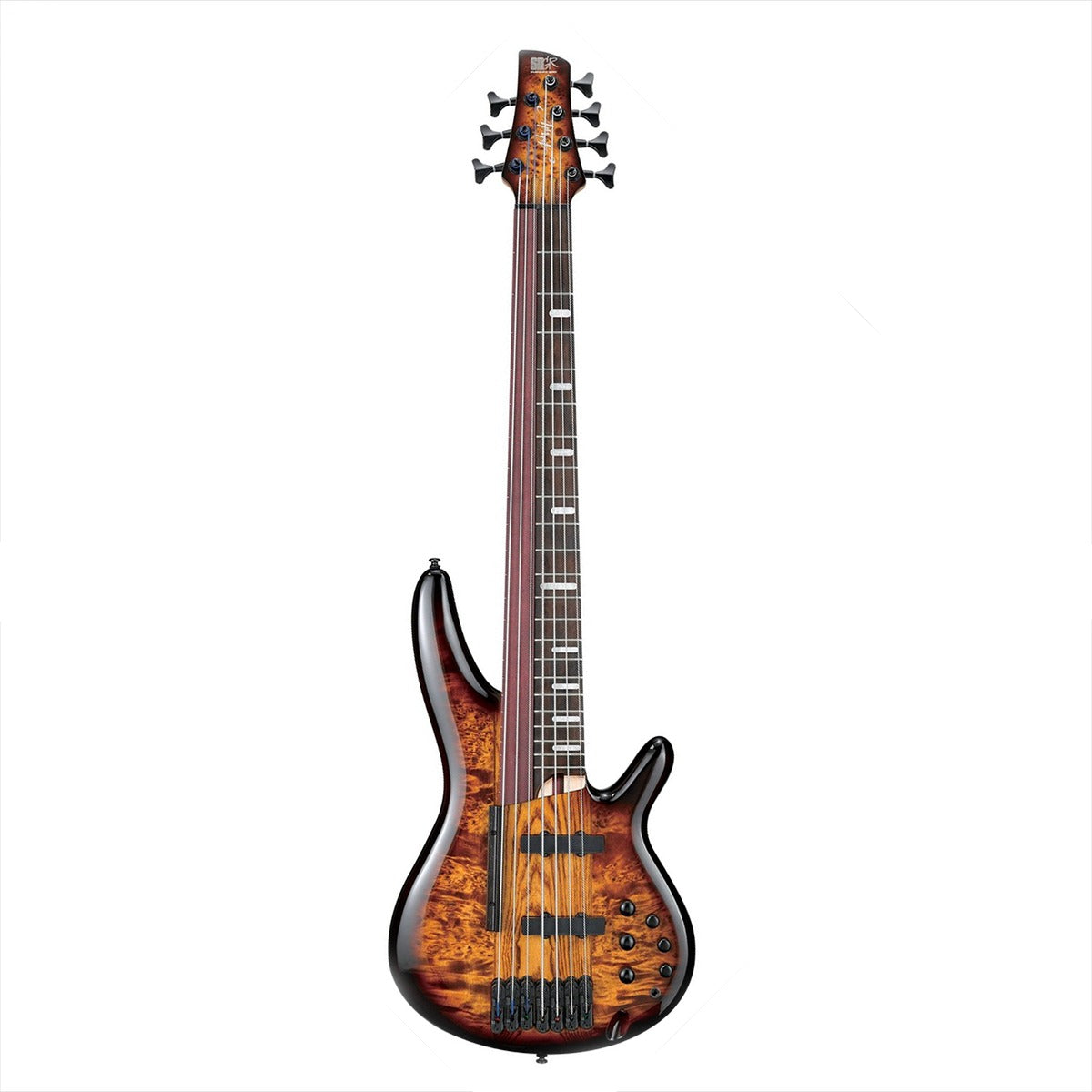 Đàn Guitar Bass 7 Dây Ibanez SRAS7, Dragon Eyes Burst