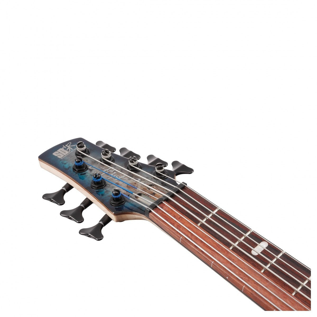 Đàn Guitar Bass 7 Dây Ibanez SRAS7, Indian Rosewood Fingerboard, Cosmic Blue Starburst