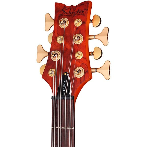Đàn Guitar Bass 8 Dây Schecter Stiletto Studio 8, Satin Honey