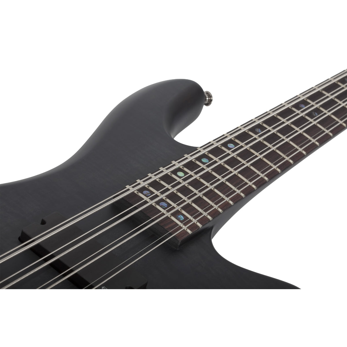 Đàn Guitar Bass 8 Dây Schecter Stiletto Studio 8, See Thru Black