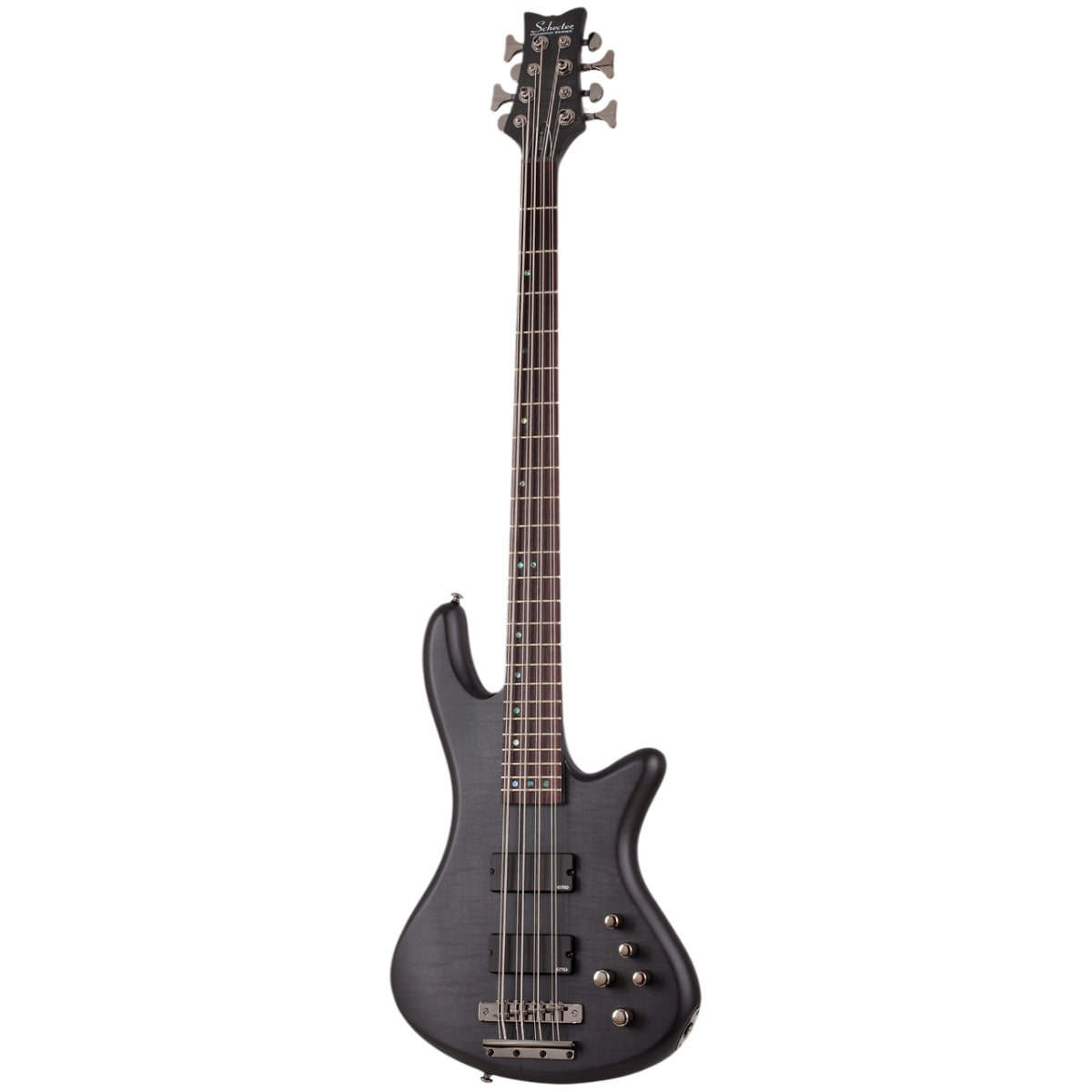 Đàn Guitar Bass 8 Dây Schecter Stiletto Studio 8, See Thru Black