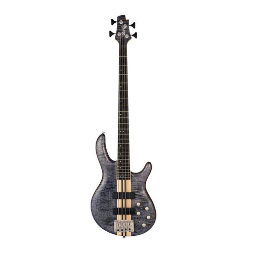 Đàn Guitar Bass Cort A4 Plus FMMH, Open Pore Blue Black