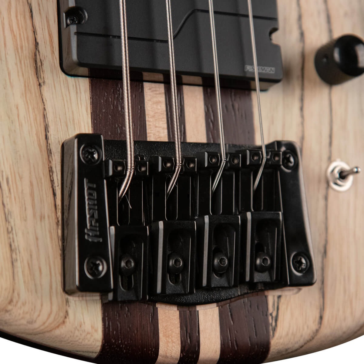 Đàn Guitar Bass Cort A4 Ultra Ash, Etched Natural Black