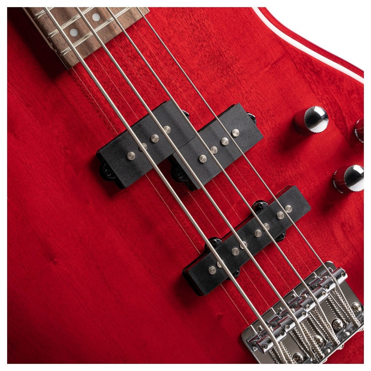Đàn Guitar Bass Cort Action Bass Plus, Trans Red