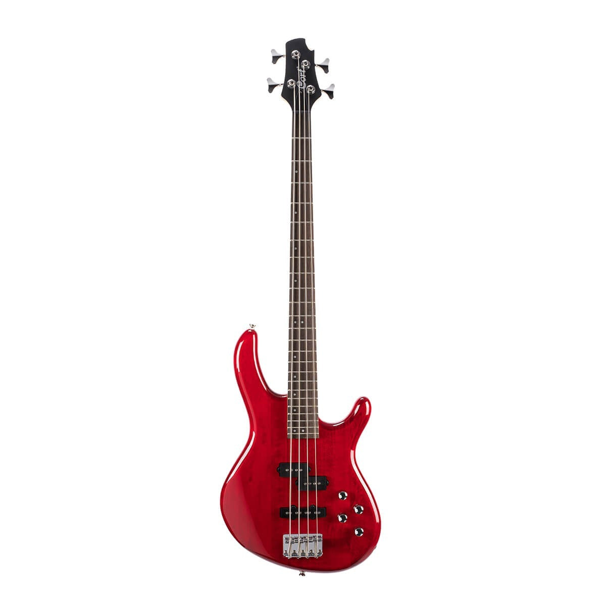 Đàn Guitar Bass Cort Action Bass Plus, Trans Red