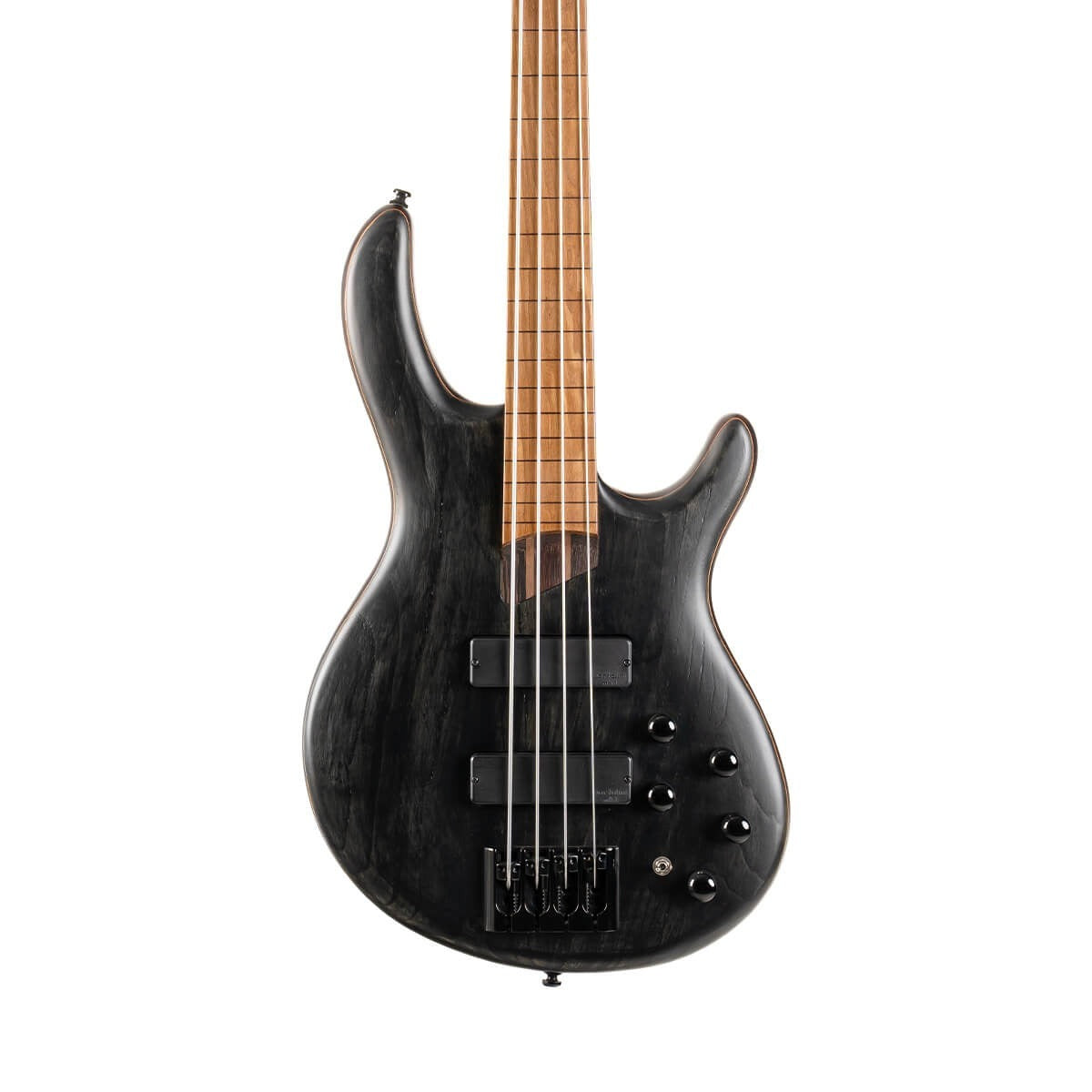 Đàn Guitar Bass Cort B4 Element FL, Open Pore Trans Black