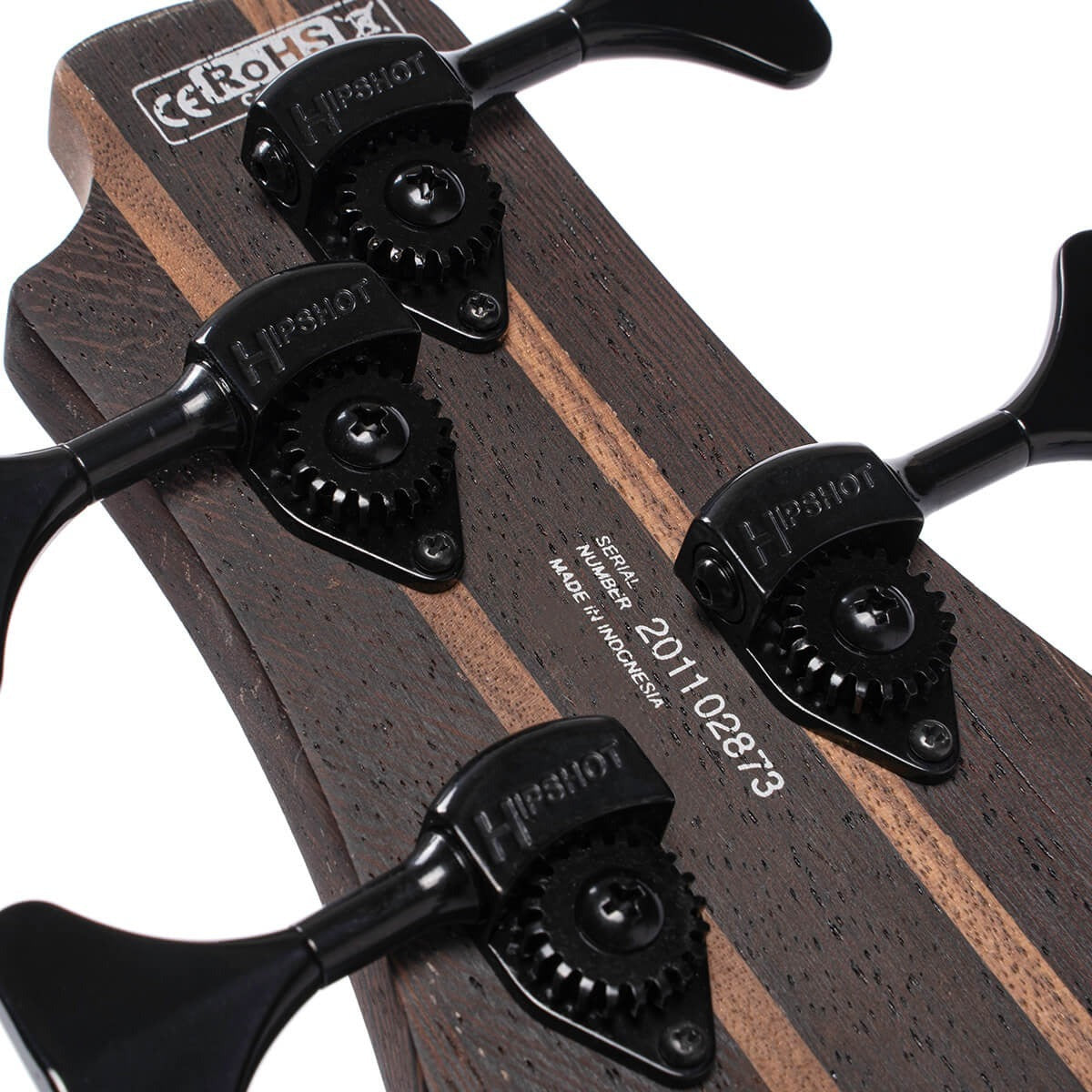 Đàn Guitar Bass Cort B4 Element, Open Pore Burgundy Red