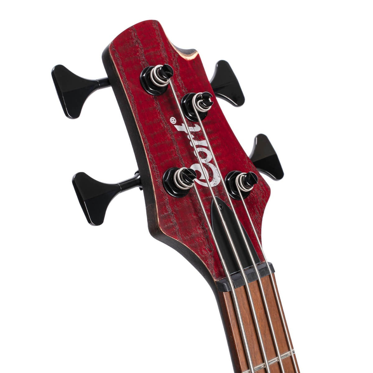 Đàn Guitar Bass Cort B4 Element, Open Pore Burgundy Red