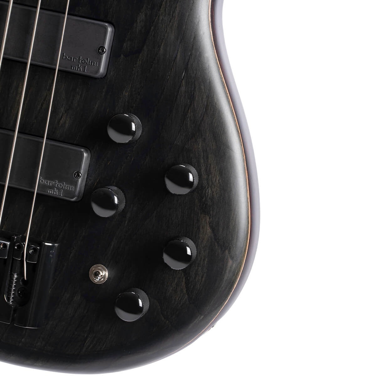 Đàn Guitar Bass Cort B4 Element, Open Pore Trans Black
