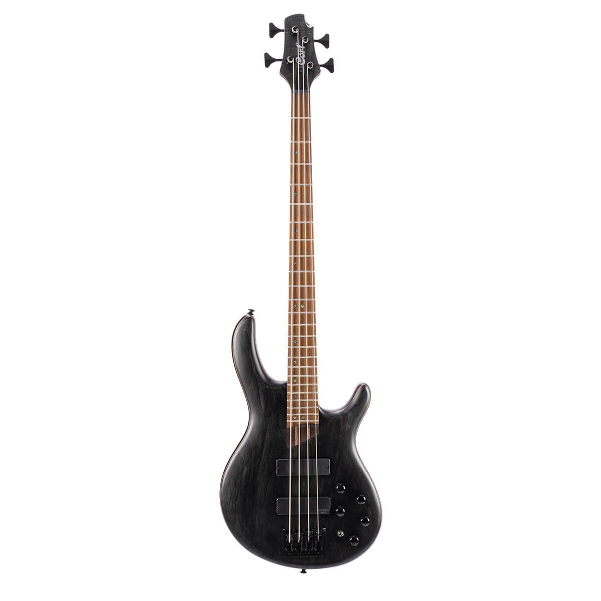Đàn Guitar Bass Cort B4 Element, Open Pore Trans Black