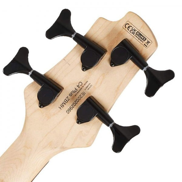 Đàn Guitar Bass Cort C4 Plus ZBMH, Open Pore Tabacco Burst