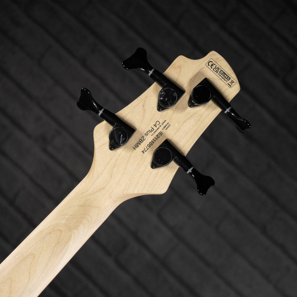 Đàn Guitar Bass Cort C4 Plus ZBMH, Trans Black Burst