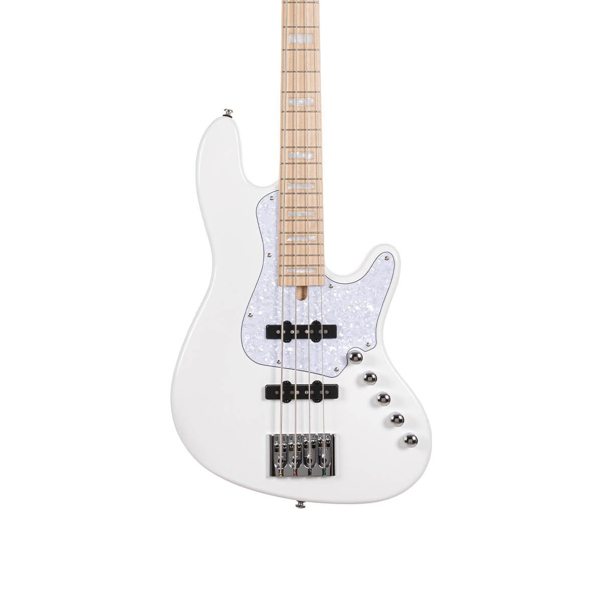 Đàn Guitar Bass Cort Elrick NJS 4, White