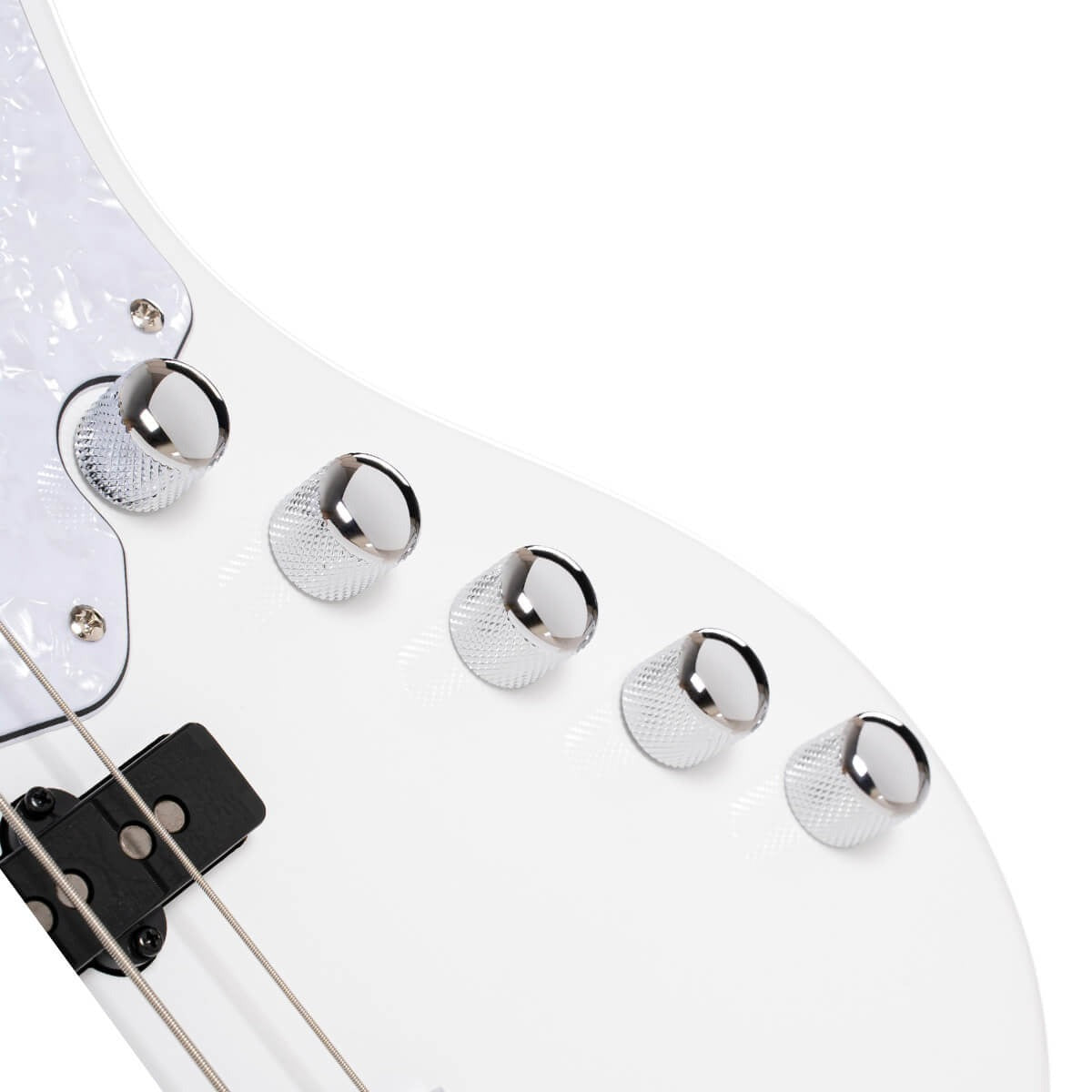 Đàn Guitar Bass Cort Elrick NJS 4, White