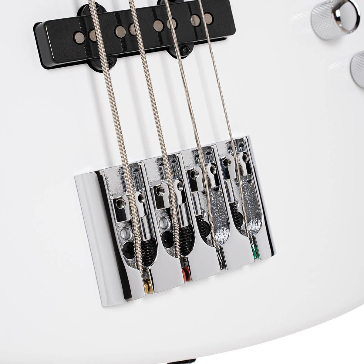 Đàn Guitar Bass Cort Elrick NJS 4, White