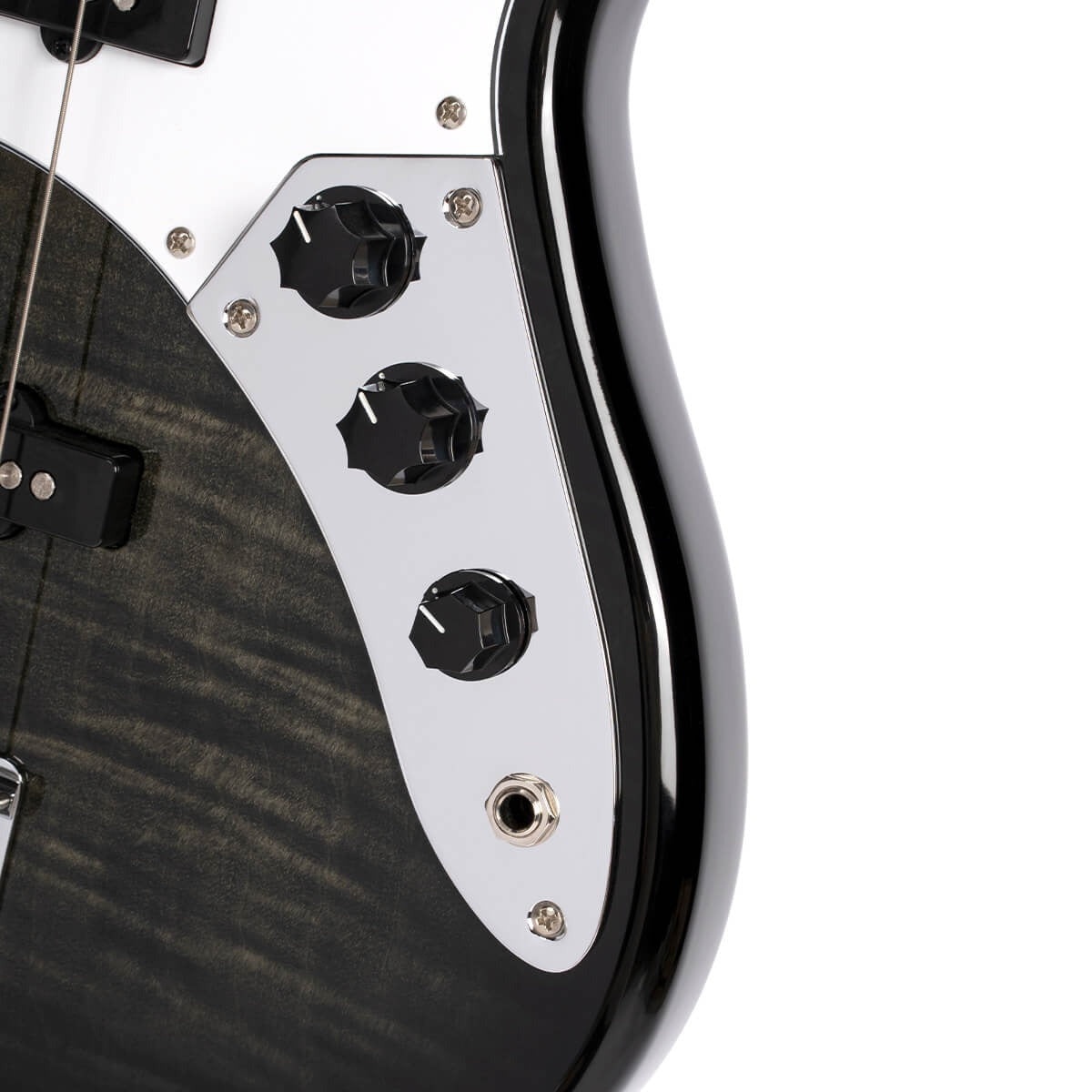 Đàn Guitar Bass Cort GB24JJ, Trans Black