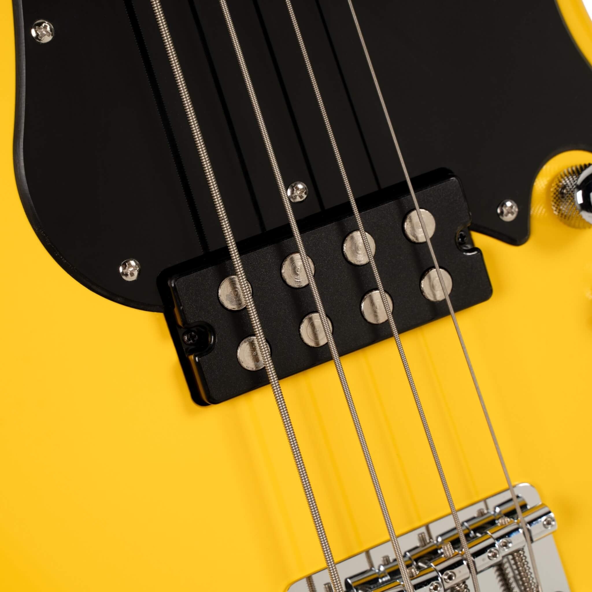 Đàn Guitar Bass Cort GB Short Scale, Yellow Crush