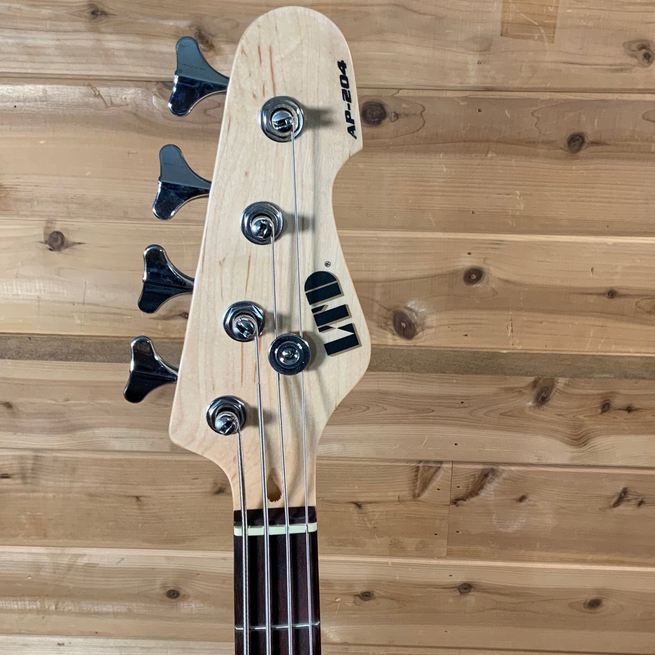 Đàn Guitar Bass ESP LTD AP 204, Black Satin