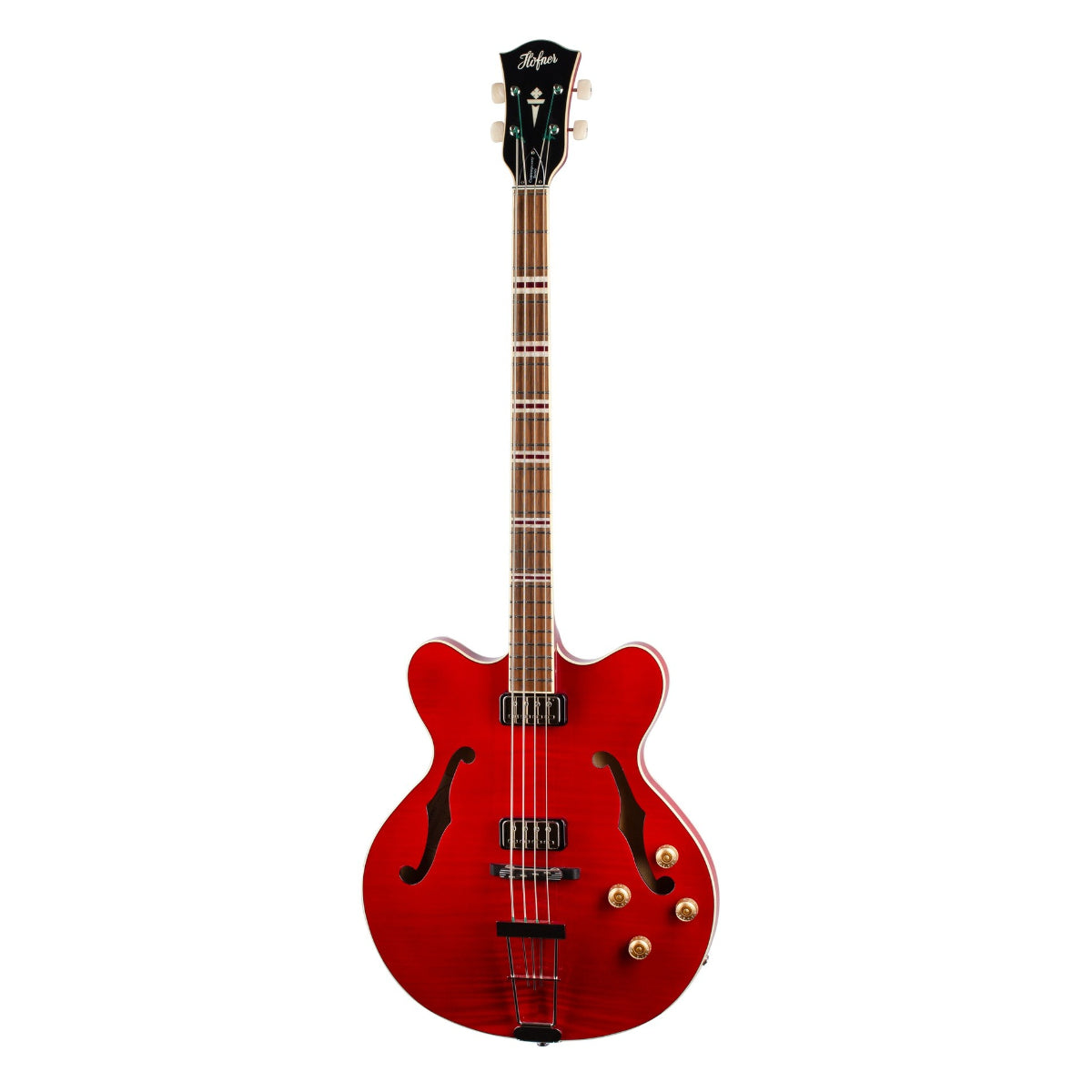 Đàn Guitar Bass Hofner HCT-5007 Verythin Bass CT, Red
