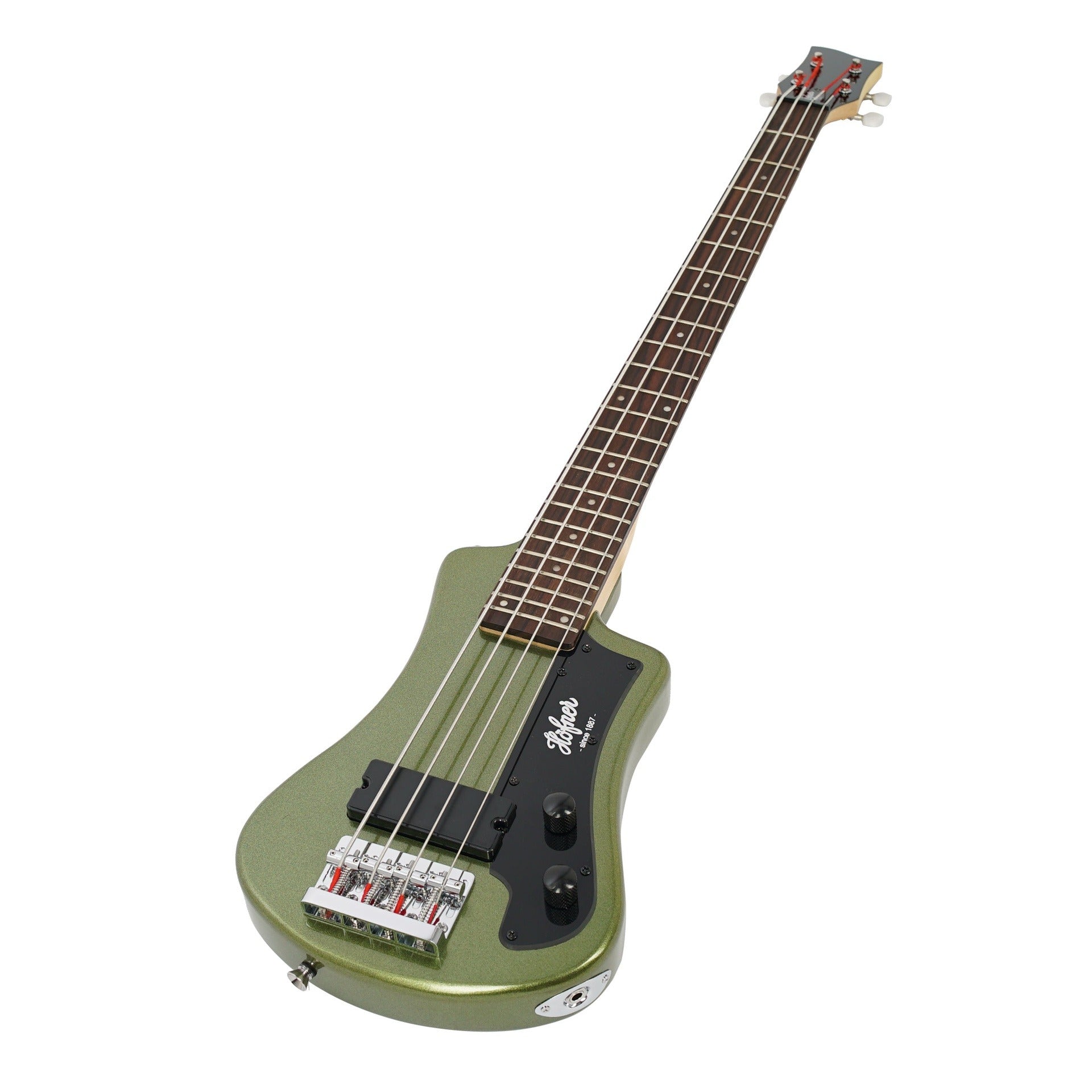 Đàn Guitar Bass Hofner HCT Shorty Bass, Cadillac Green