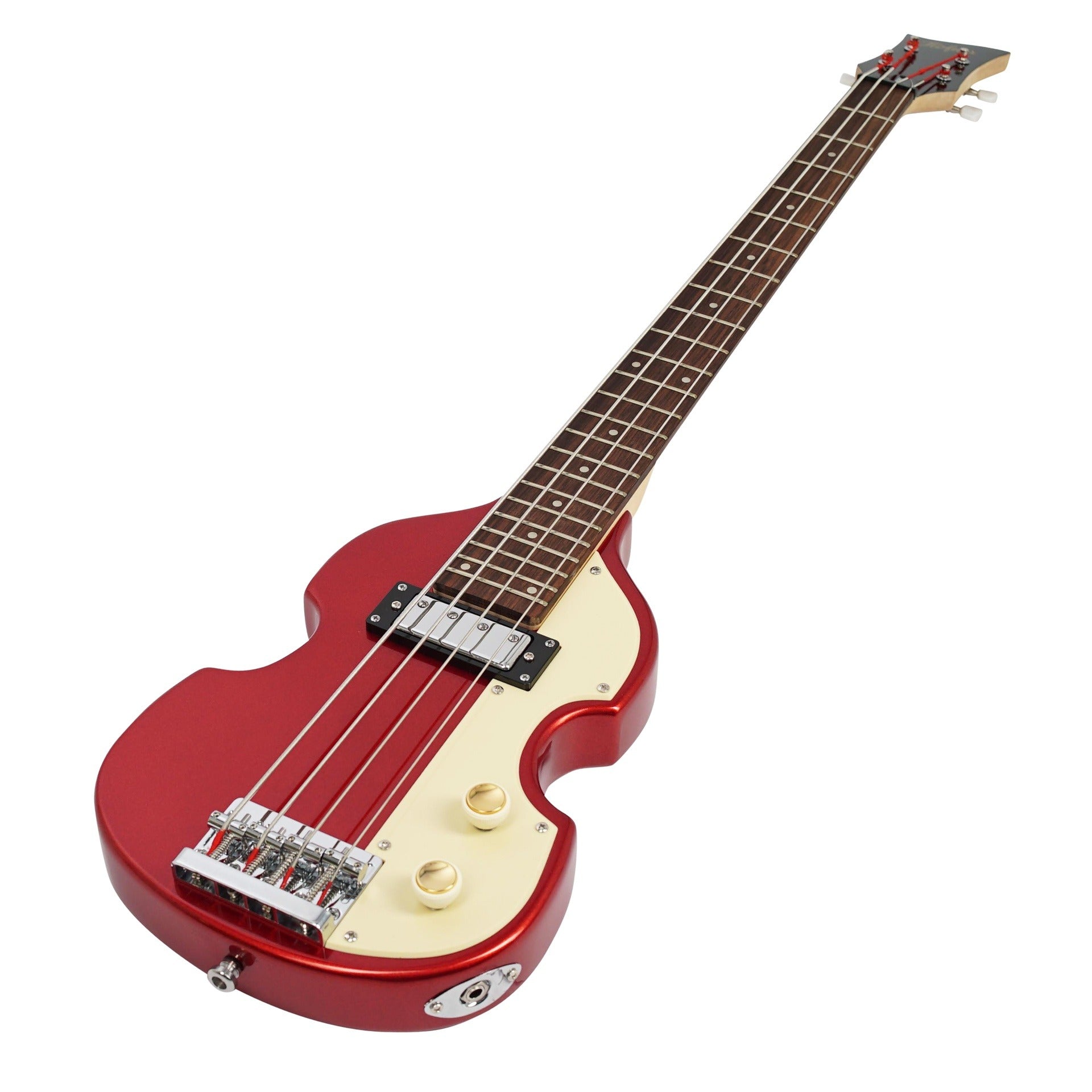 Đàn Guitar Bass Hofner HCT Shorty Violin Bass, Red