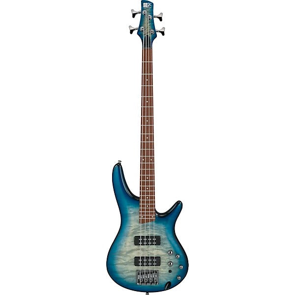 Đàn Guitar Bass Ibanez SR400EQM, Stained Cosmic Blue Starburst