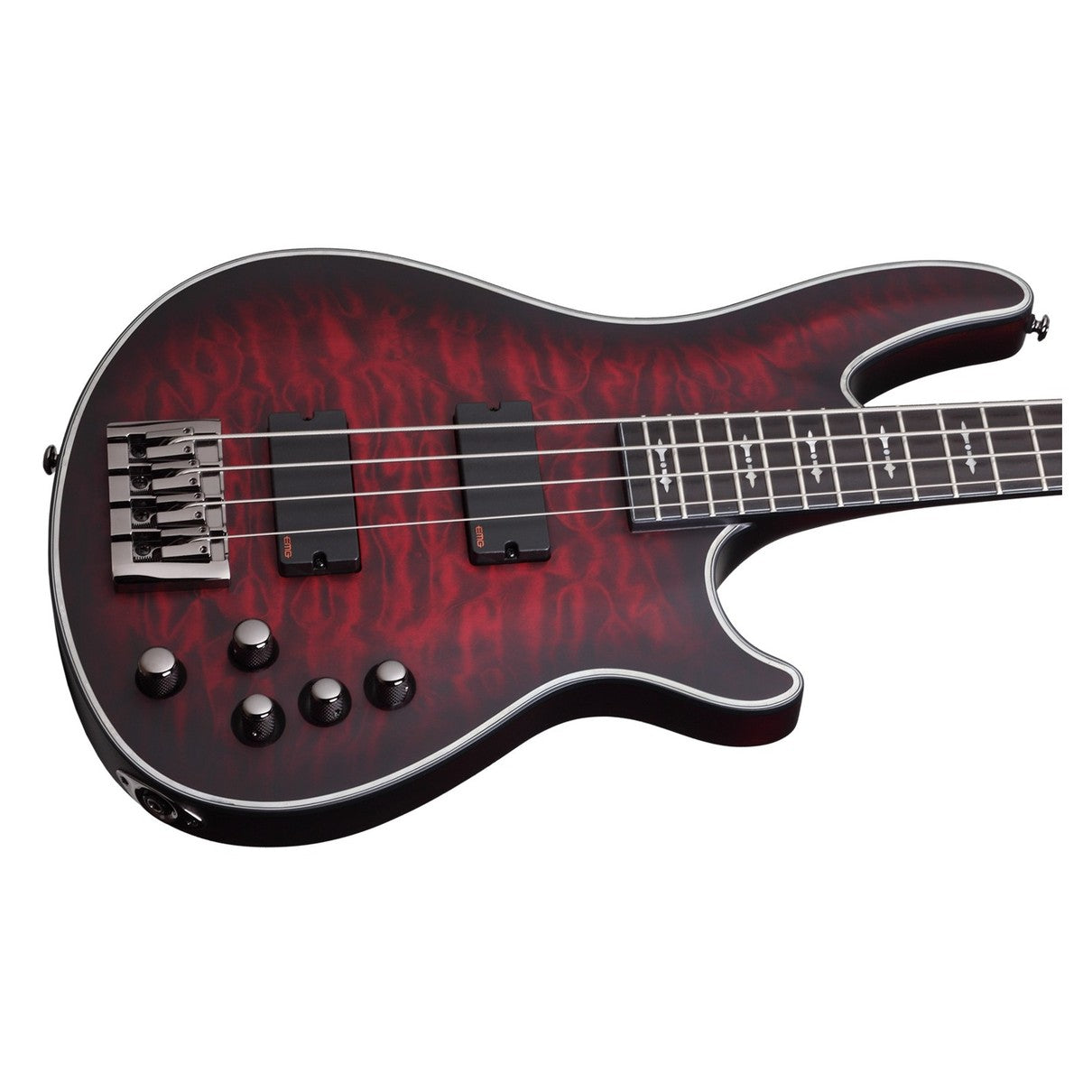 Đàn Guitar Bass Schecter Hellraiser Extreme 4, Crimson Red Burst